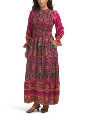 CELINA MOON | Dresses | Celina Moon Pink Floral Maxi Shirt Dress 34 Puff Sleeve Button Front L Large | Poshmark CELINA MOON | Dresses | Celina Moon Pink Floral Maxi Shirt Dress 34 Puff Sleeve Button Front L Large | Poshmark